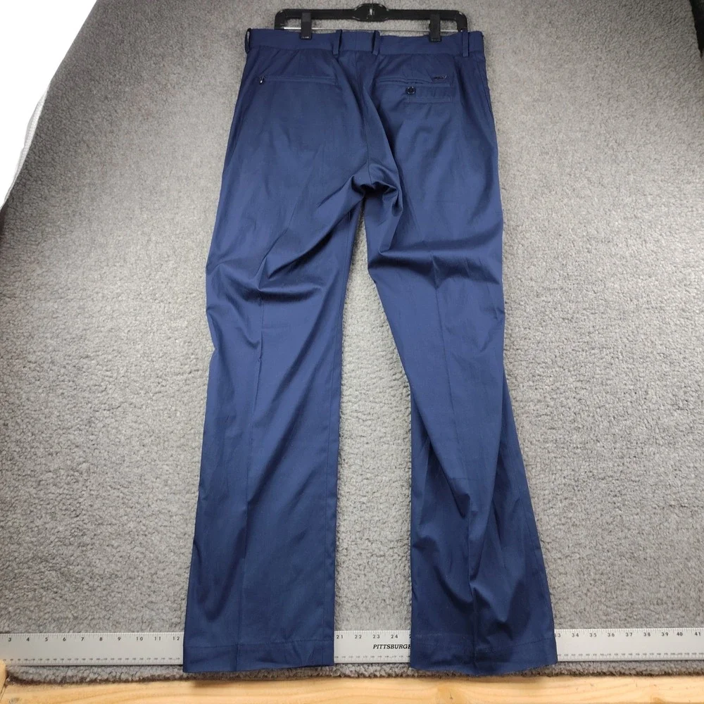 RLX Ralph Lauren Mens Golf Pants Navy Blue Performance Trousers 33x32 Golf Prepp